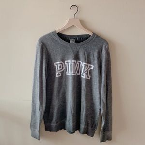 grey PINK sweatshirt
